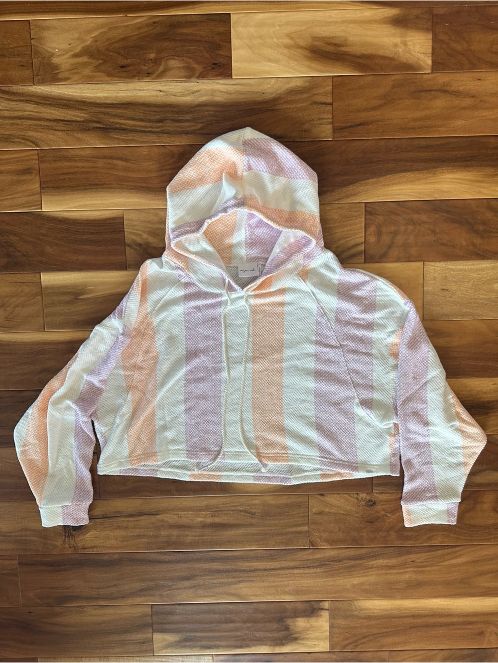 Out From Under High Tide Oversized Crop Hoodie Sweatshirt size Medium - Picture 3 of 6
